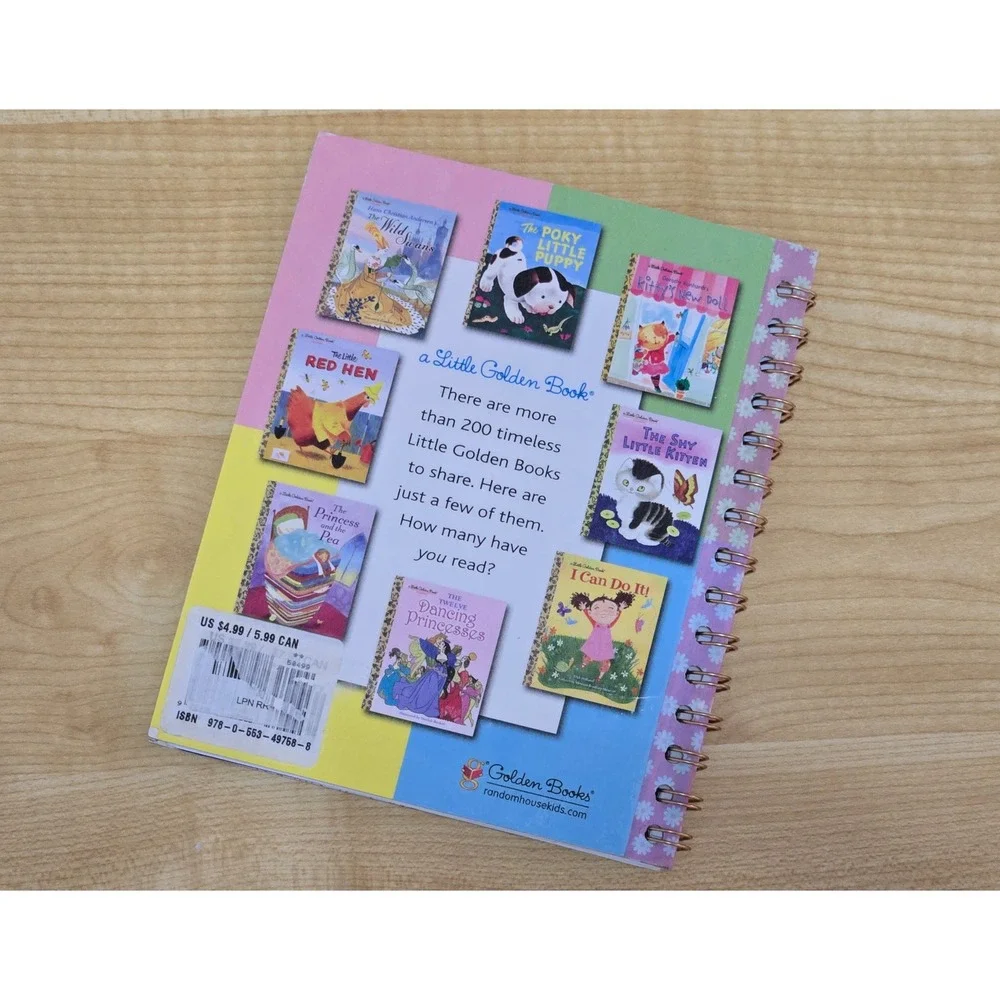 'I'm A Ballerina' Little Golden Book Upcycled Journal – 2015- 40+ Lined Pages